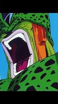 Vegeta calls cell a big baby #dragonball #anime #dbz
