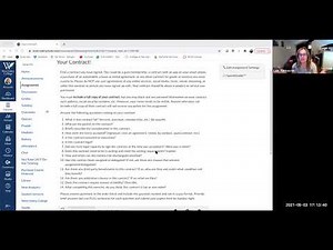 Professor Yurtseven's Business Law Instructions for Your Contract Assignment