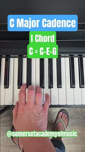 C Major Chord Progression #pianochords #majorcadence