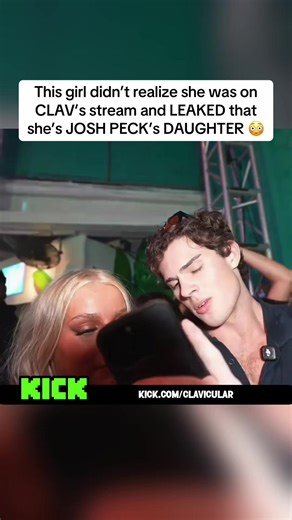 This girl didn’t realize she was on CLAV’s stream and LEAKED that she’s JOSH PECK’s DAUGHTER 😳 #clavicular