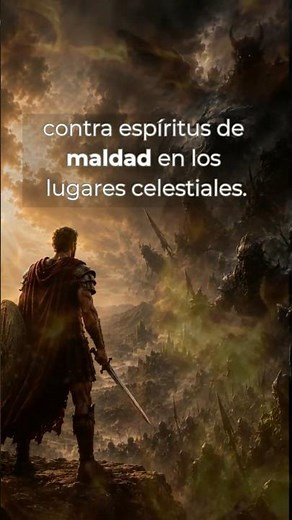 Efesios 6:12 | 🔥 Vístanse de toda la armadura de Dios | nuestra lucha no es contra sangre ni carne