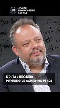Dr. Tal Becker: Pursuing Vs. Achieving Peace #shorts