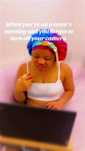 You forgot to turn off your camera at a work meeting on Zoom