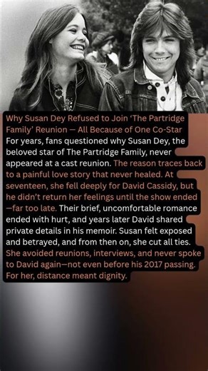 Why Susan Dey Refused to Join ‘The Partridge Family’ Reunion — All Because of One Co-Star