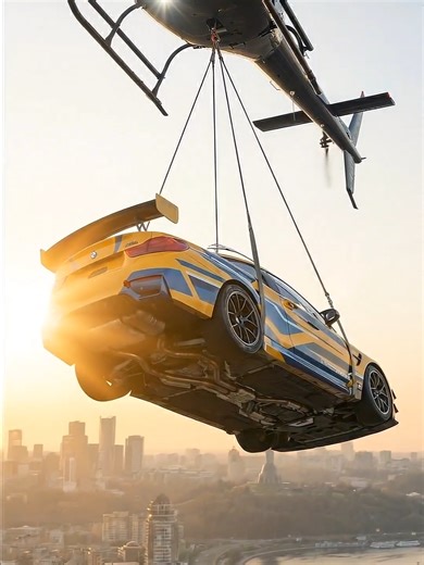 The Ultimate Flying Machine: BMW M4 GT Helicopter Edit