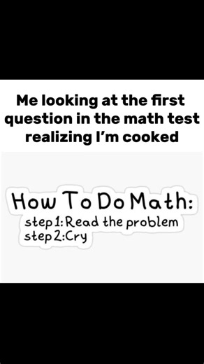 Funny student reaction facing the final math exam challenge #shorts