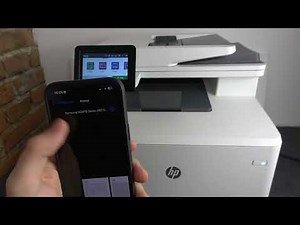 How to print on Hp LaserJet Pro using iPhone / Print remotely on Hp Color LaserJet Pro