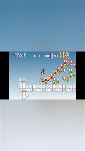 MWR:Mario gets 5 lifes with Keyboard Alien video 3. #shorts #mario #alien #minecraft #koopa #1up