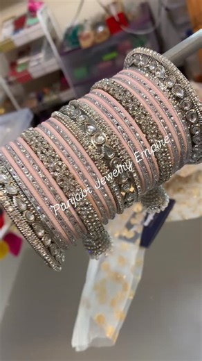 1.1K views · 61 reactions | Beautiful silver bangles set can be...