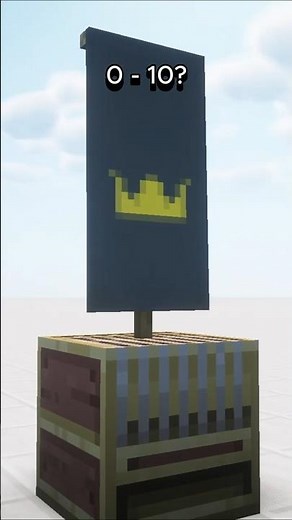 BANNER COROA/CROWN #minecraft #minecraftbuilding #mctutorial #minecrafttutorial #tutorial