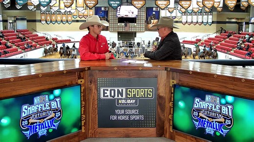 2.3K views · 25 reactions | Dru Stew sits down with Spur Leathers on the EQN Sports to talk about jumping from the 6666 Ranch into the show pen at NRCHA Snaffle Bit Futurity®. | National Reined Cow Horse Association | Facebook