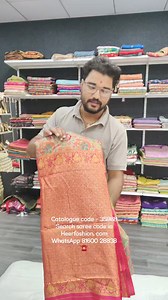 16K views · 37 reactions | Catalogue code - 35988 Search saree code in Heerfashion.com WhatsApp 81600 28838 ☎️ #makeuphack #sharemarket #katemiddleton #pushupsChallenge #mensoutfit #leatherjacket #homestyling #MumbaiRains #adityagadhvi | Heer Fashion | Facebook