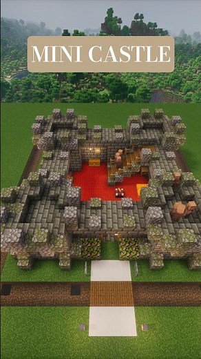 Minecraft CASTLE Easy Tutorial #minecraft