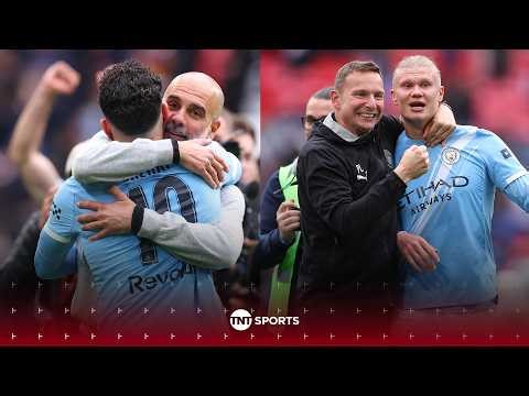 FULL-TIME SCENES: Man City beat Chelsea to win FA Cup 🏆