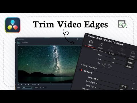 How to crop a video in DaVinci Resolve (Project Edit)