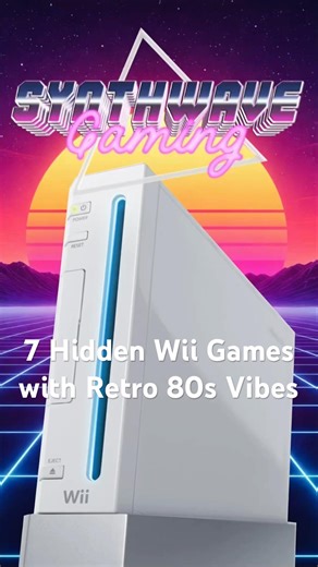 The Wii has a Synthwave Side! #Synthwave #NintendoWii