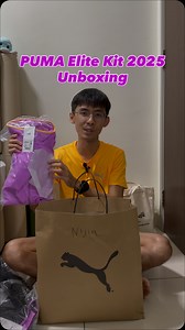 9.3K views · 200 reactions | PUMA Elite Kit 2025 Unboxing ‍⬛ Party pack arrived just in time before the big game! #GoWild #PUMAMY #seagames2025 #PUMAEliteRunning @puma.malaysia @pumarunning | 霖嘉 | Facebook