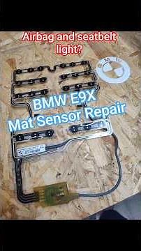 BMW E93 airbag mat sensor repair - #E9X #e90 #e91 #e92 #airbag #bmw #repair #diy #car #automobile