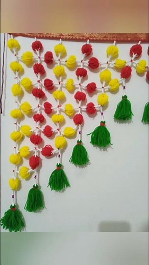 DIY- Amazing Door Toran Making // A Beautiful Handmade Door Toran Making At home 🚪😍 By Reshmi