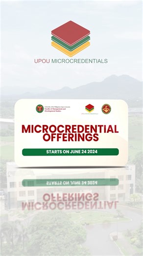 Great news! The UPOU Microcredentialing program launched today! We're thrilled to announce the first batch of nine exciting new microcredentials, available starting 24 June 2024! #UPOU #Microcredentialing #UPOUMicrocredentials #ContinuingEducation #LifelongLearning #UPOUSDG4 | UP Open University (UPOU)