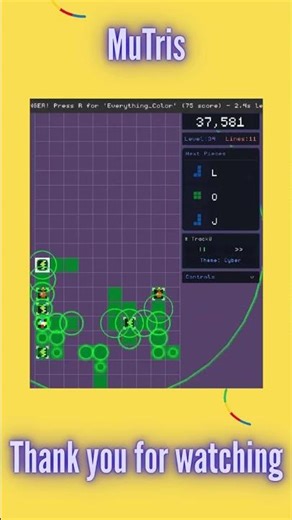 MuTris out now! Short XVIII #raylib