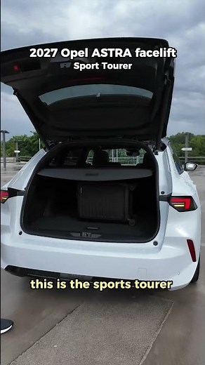 Trunk of the 2027 Opel Astra Sport tourer 📦!