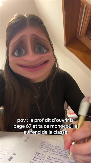 La scène en classe : ouverture de la page 67