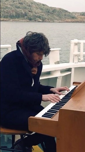 Playing Piano on a Boat - I couldn't resist