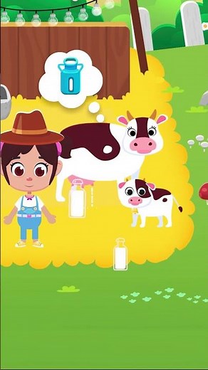 🐮 Cow Goes Moo Moo 🐄 | Farm Animals For Kids | Kiddopia Games For Kids