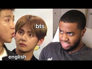 BTS vs The English Language