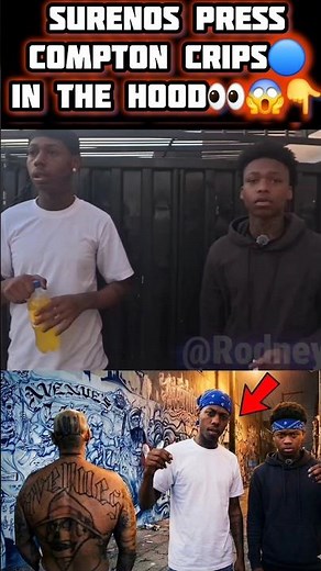OG Sureño Bangs on Compton Crips During Hood Vlog?😱‪@RodneyinLA‬ #sureno #hoodnews #hoodvlog