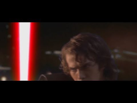 Anakin's Lightsaber Turns Red Vs Count Dooku | Lightsaber Edit