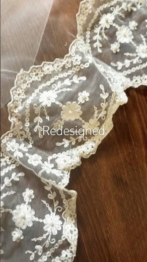 How a Bride Repurposed her Mom's Vintage Wedding Dress