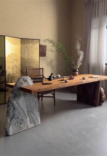 Natural Wooden Tea Table for Your Home