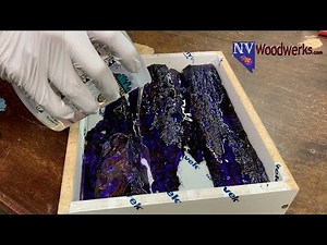 Making a Resin and Walnut Wood Decorative Cutting Board Blank