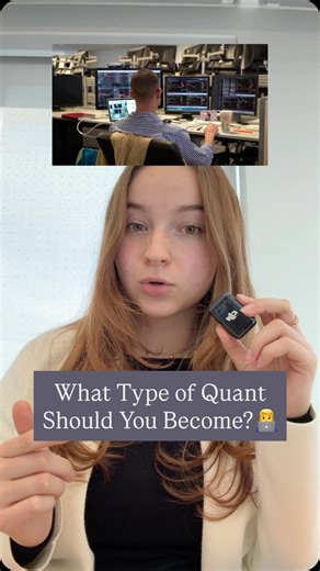 julia on Instagram: "If you keep hearing the word ‘quant’, but aren’t really sure what it means, here’s a quick breakdown of each type of quant and what they do! What kind of quant would you become? Let me know in the comments and follow for more! #quant #quantfinance #finance #options #quantresearch #quantdeveloper #software"