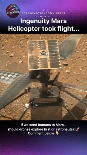 First Flight on Another Planet 😳🚁 Ingenuity Made History