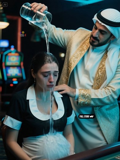 An Arab Millionaire Decided to Mock a Pregnant Waitress… Not knowing that within five minutes, everything would turn against him. Somewhere in the heart of Dubai, among the towers of glass and steel where every street glows with luxury and the air smells of money, there was a restaurant called The Pearl of the Orient. It was a place for those who could afford everything—except compassion. Every chair shimmered with golden threads, and the staff moved like silent shadows. But it was here, in this