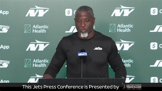 Coach Glenn speaks with reporters on the Tuesday of Cowboys week. | New York Jets