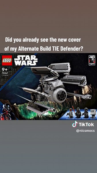 TIE Bomber Alternate Build: TIE Defender 75347 Guide