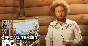 The perm. That soft voice. Owen Wilson sure looks like Bob Ross in 'Paint' trailer
