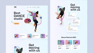 Dance Studio - Personal Dancer Website | Templately