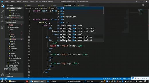 React-106 前端路由的配置 使用react-router-dom（2）引入scss样式