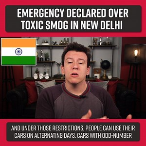 New Delhi’s government is enacting emergency measures as levels of toxic smog are breaking records. Find out what they are doing to combat the problem, and why many people think more needs to be done. | Philip DeFranco