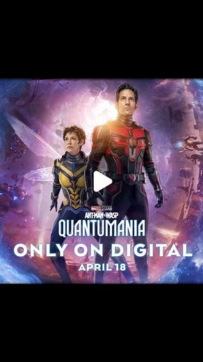 © Avengers on Instagram: "Let's go! Buy Marvel Studios' Ant-Man and The Wasp: Quantumania, ONLY on Digital April 18 with over 2 hours of bonus extras. Coming to Blu-ray May 16 and available for pre-order now!"