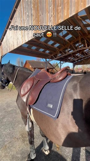 TROP CONTENTE 😱😍 !! #cheval #equitation #cavalier #cso #motivation