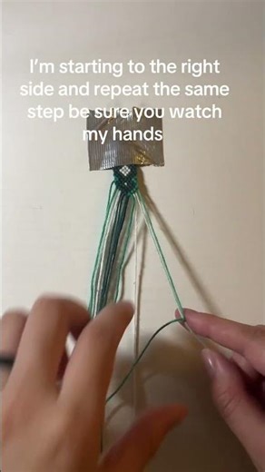 Arrowhead mini tutorial #friendshipbracelettutorial #diy