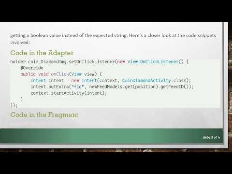 Understanding Why You're Getting a boolean Instead of a String in Android Fragments