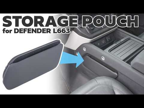 Land Rover DEFENDER L663 Front Centre Console Side Pouch Upgrade