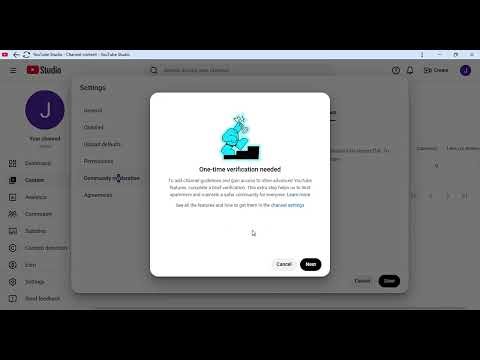 YouTube Studio Channel Settings